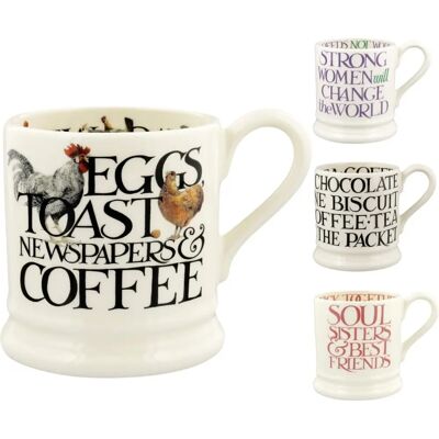 Emma Bridgewater Rise & Shine Eier & Toast Halbpint Becher - Tasse Emma Bridgewater Rise & Shine Eier & Toast Halbpint Becher - Tasse