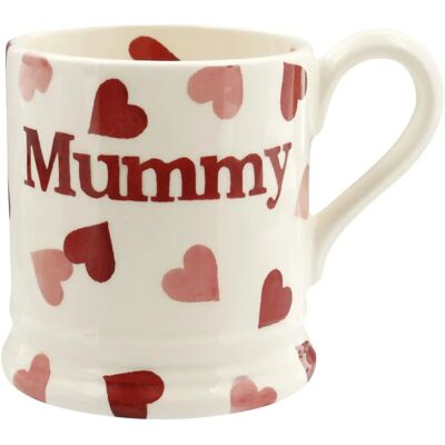 Emma Bridgewater Pink Hearts Mummy Half Pint Mug - Mug Emma Bridgewater Pink Hearts Mummy Half Pint Mug - Mug