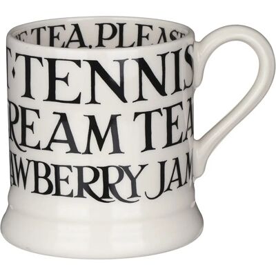Emma Bridgewater - Black Toast Cream Tea Half Pint Mug - Cream Emma Bridgewater - Black Toast Cream Tea Half Pint Mug - Cream