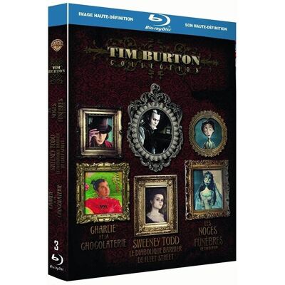 Coffret Blu-ray Tim Burton - 3 Disques - Blu-ray - Publicité Coffret Blu-ray Tim Burton - 3 Disques - Blu-ray - Publicité