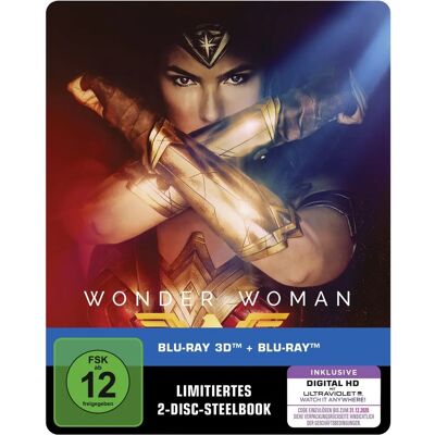 Wonder Woman Steelbook - 3D Blu-ray - Limitierte Edition - Film Wonder Woman Steelbook - 3D Blu-ray - Limitierte Edition - Film