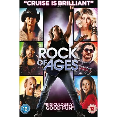 Warner Bros Rock Of Ages DVD Tom Cruise Shankman (DIR) cert tc - Region 2 Warner Bros Rock Of Ages DVD Tom Cruise Shankman (DIR) cert tc - Region 2