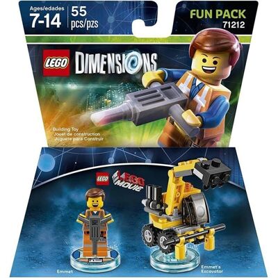 Pack de Fun LEGO Emmet - LEGO Dimensions - Publicité Pack de Fun LEGO Emmet - LEGO Dimensions - Publicité