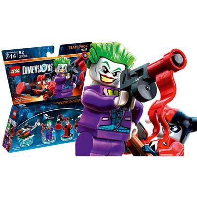Warner Bros Lego Dimensions - Team Pack: DC Comics: Joker & Harley Warner Bros Lego Dimensions - Team Pack: DC Comics: Joker & Harley