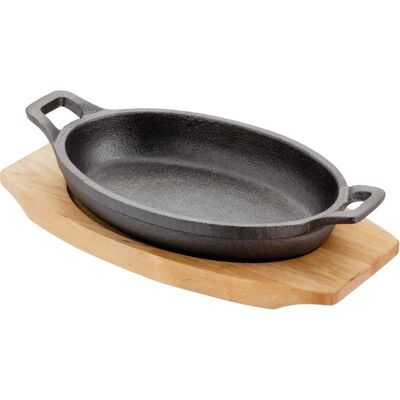 Judge Black 16 x 11cm Cast Iron Gratin Dish - Gratin Dish Judge Black 16 x 11cm Cast Iron Gratin Dish - Gratin Dish