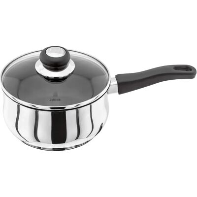 Judge Vista Non-Stick 18cm Saucepan - Durable, Easy-Clean, Oven Safe Judge Vista Non-Stick 18cm Saucepan - Durable, Easy-Clean, Oven Safe