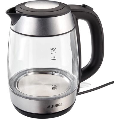 Judge Electricals 1.7L Glass Kettle - Electric Kettle Judge Electricals 1.7L Glass Kettle - Electric Kettle