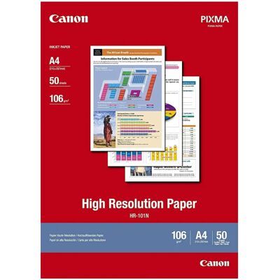 Canon HR-101N High Resolution Inkjet Paper - Printer Paper Canon HR-101N High Resolution Inkjet Paper - Printer Paper