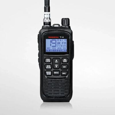 Thunderpole T-X Portable CB Radio - Multi Band, Noise Reduction, USB Charging Thunderpole T-X Portable CB Radio - Multi Band, Noise Reduction, USB Charging