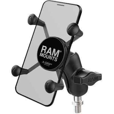 Ram X-Grip Phone Mount - Secure Smartphone Holder with Threaded Ball Base Ram X-Grip Phone Mount - Secure Smartphone Holder with Threaded Ball Base