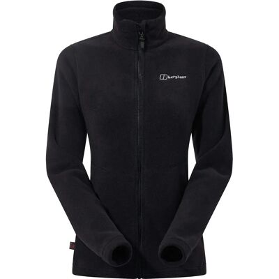 Černá fleecová bunda Berghaus Prism - plný zip, lehká Černá fleecová bunda Berghaus Prism - plný zip, lehká