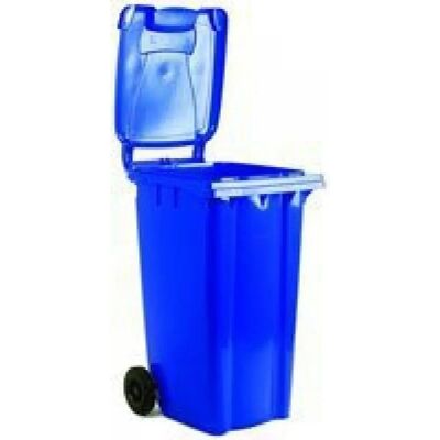 Unbranded Wheelie Bin 360 Litre Blue - Wheelie Bin Unbranded Wheelie Bin 360 Litre Blue - Wheelie Bin