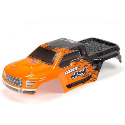 Arrma Ar402208 Orange Painted Body - RC Car Part Arrma Ar402208 Orange Painted Body - RC Car Part
