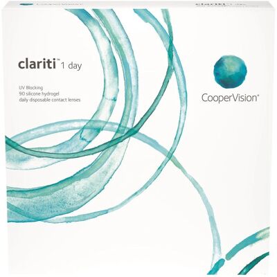 CooperVision Clariti 1 Tag - Hochwasser Silikon-Hydrogel-Kontaktlinsen CooperVision Clariti 1 Tag - Hochwasser Silikon-Hydrogel-Kontaktlinsen