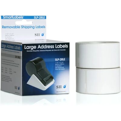 Seiko Instruments SLP-2RLE White Self-adhesive printer label - Label Printer Labels Seiko Instruments SLP-2RLE White Self-adhesive printer label - Label Printer Labels