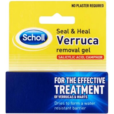 Scholl Seal & Heal Verruca Removal Gel - 10ml - Treatment for verrucas, warts, calluses Scholl Seal & Heal Verruca Removal Gel - 10ml - Treatment for verrucas, warts, calluses