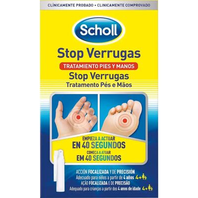 Scholl Stop Verrues 80ml - Traitement des verrues Scholl Stop Verrues 80ml - Traitement des verrues
