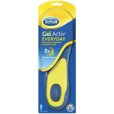 Scholl - Gel Activ Everyday Men - Kaksois Gel - Insole Scholl - Gel Activ Everyday Men - Kaksois Gel - Insole