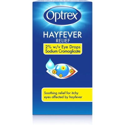 Optrex Hayfever Relief Eye Drops - 10ml Optrex Hayfever Relief Eye Drops - 10ml