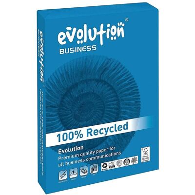 Evolution White A4 Business Recycled Paper - 90gsm - Pack of 500 Evolution White A4 Business Recycled Paper - 90gsm - Pack of 500