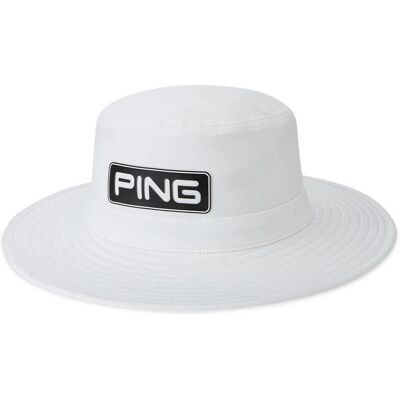 Ping Hvit Boonie Hatt - Solbeskyttelse Ping Hvit Boonie Hatt - Solbeskyttelse