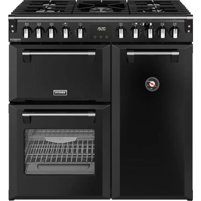 Stoves Richmond Deluxe 90cm Dual Fuel - Black - Range cooker Stoves Richmond Deluxe 90cm Dual Fuel - Black - Range cooker