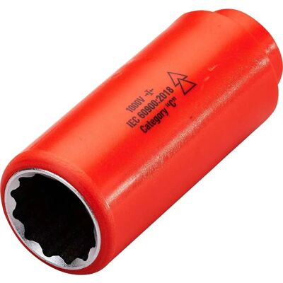 ITL 1491 Insulated Deep Socket - 24mm 1/2in Drive Socket ITL 1491 Insulated Deep Socket - 24mm 1/2in Drive Socket