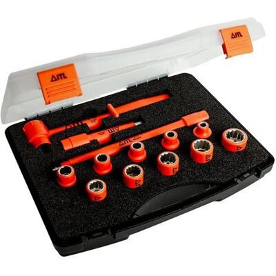 Itl Insulated 13-Piece 1/2in Drive Socket Set - Hand Tools Itl Insulated 13-Piece 1/2in Drive Socket Set - Hand Tools