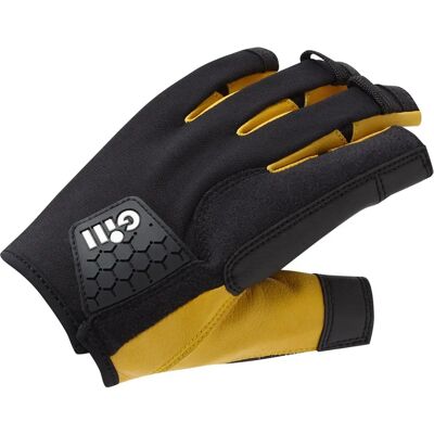 Gill Pro Korte Vinger Zeilhandschoenen - Zwart Gill Pro Korte Vinger Zeilhandschoenen - Zwart