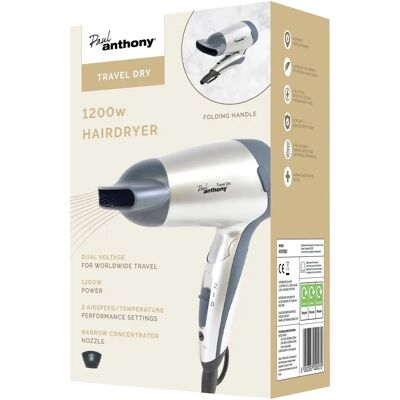 Lloytron H1010 1200W Travel Hair Dryer - Assorted Lloytron H1010 1200W Travel Hair Dryer - Assorted
