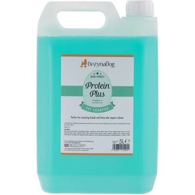 DezynaDog Magic Formula Protein Plus High Volume Dog Shampoo - Volumising - 5 Litre DezynaDog Magic Formula Protein Plus High Volume Dog Shampoo - Volumising - 5 Litre