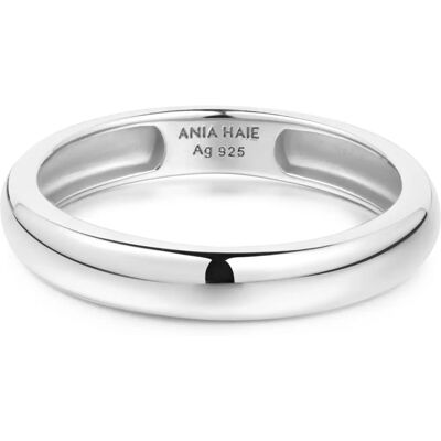 Ania Haie Anillo Cúpula Curva de Plata - Plata - Anillo Ania Haie Anillo Cúpula Curva de Plata - Plata - Anillo