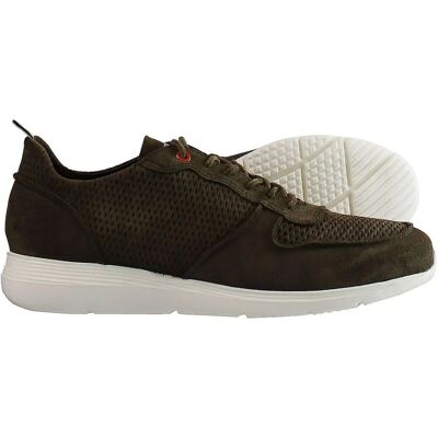 Hackett Model HMS20815 - Lichtgewicht suède bruine sneakers Hackett Model HMS20815 - Lichtgewicht suède bruine sneakers
