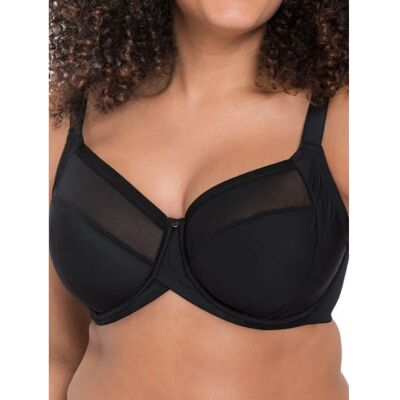 Curvy Kate Wonderfully Full Cup Bra - Black - Supportive & Comfortable Curvy Kate Wonderfully Full Cup Bra - Black - Supportive & Comfortable