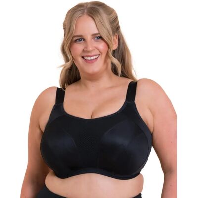 Curvy Kate Womens CK043113 Every Move Sports Bra - Black - Size 34K Curvy Kate Womens CK043113 Every Move Sports Bra - Black - Size 34K