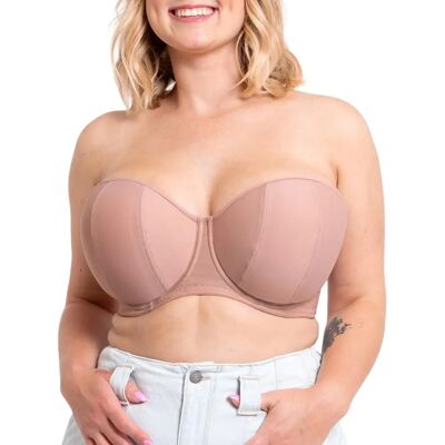 Curvy Kate Luxe Strapless Beige Bra - Lingerie Curvy Kate Luxe Strapless Beige Bra - Lingerie