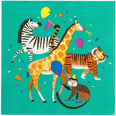 Talking Tables Party Animals Servetter - Jungletema Talking Tables Party Animals Servetter - Jungletema