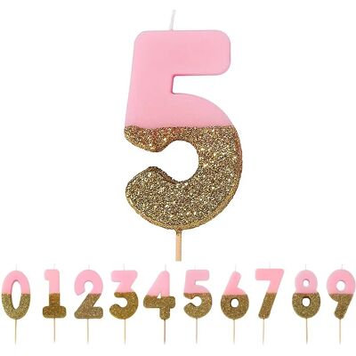 JADEO - Talking Tables Candelina - Rose - No. 5 - Candle JADEO - Talking Tables Candelina - Rose - No. 5 - Candle
