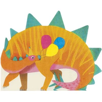 Jadeo Talking Tables Guardanapos de Papel de Dinossauro Laranja 16 Peças - Itens para Festa Jadeo Talking Tables Guardanapos de Papel de Dinossauro Laranja 16 Peças - Itens para Festa