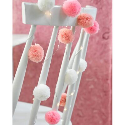 Talking Tables Pom Pom Lichterkette - Pink/Weiß - Lichterkette Talking Tables Pom Pom Lichterkette - Pink/Weiß - Lichterkette