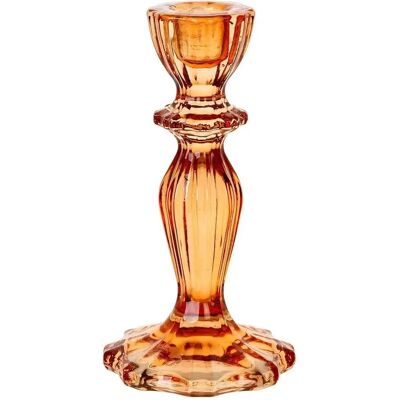 Support de bougie en verre Boho de Talking Tables - Orange - Support de bougie Support de bougie en verre Boho de Talking Tables - Orange - Support de bougie