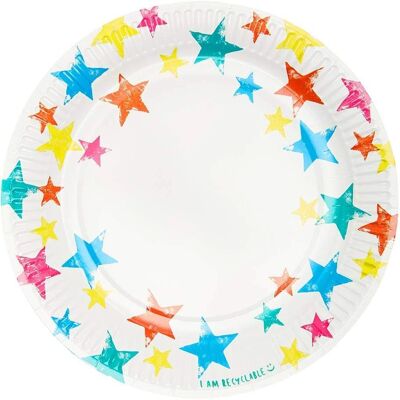 Talking Tables - Star Home - Recyclebaar - 12 Pack - Plates Talking Tables - Star Home - Recyclebaar - 12 Pack - Plates