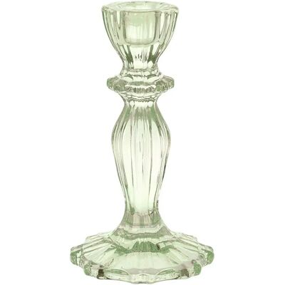 Talking Tables Support à Bougie en Verre Vert - Porte-bougie Talking Tables Support à Bougie en Verre Vert - Porte-bougie