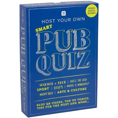 Talking Tables Host Your Own Smart Pub Quiz - Jeu de quiz - Publicité Talking Tables Host Your Own Smart Pub Quiz - Jeu de quiz - Publicité