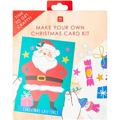Talking Tables Santa Make Your Own Christmas Cards Kit - Kerstkaarten Maakpakket - Feestdagenkaartenset Talking Tables Santa Make Your Own Christmas Cards Kit - Kerstkaarten Maakpakket - Feestdagenkaartenset