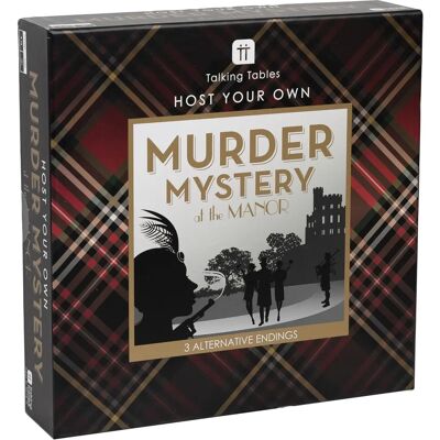 Talking Tables Murder Mystery at the Manor - Family Christmas Black Talking Tables Murder Mystery at the Manor - Family Christmas Black