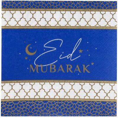 Talking Tables Serviettes en Papier Marine et Or Eid - Serviettes Talking Tables Serviettes en Papier Marine et Or Eid - Serviettes
