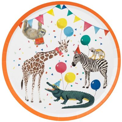 Talking Tables Kinder Safari Teller - Tier Party Pappteller Talking Tables Kinder Safari Teller - Tier Party Pappteller