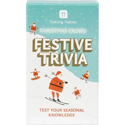 Talking Tables Christmas Trivia Kártya Játék - Ünnepi Töltelék Ajándék Talking Tables Christmas Trivia Kártya Játék - Ünnepi Töltelék Ajándék