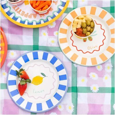 Talking Tables Bon Appetit Limone Piattino Smaltato - Enamel Plate Talking Tables Bon Appetit Limone Piattino Smaltato - Enamel Plate